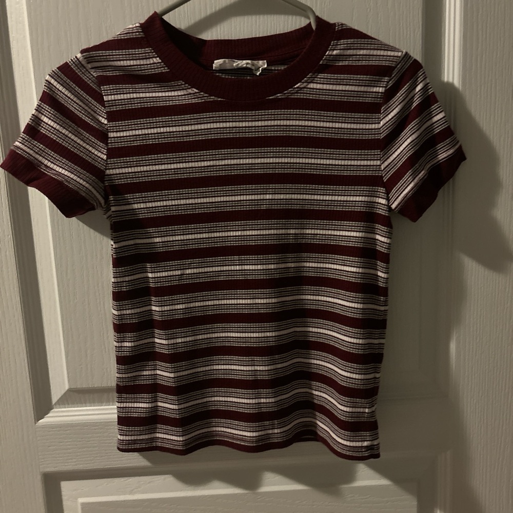 Hippie Rose Red Striped Shirt